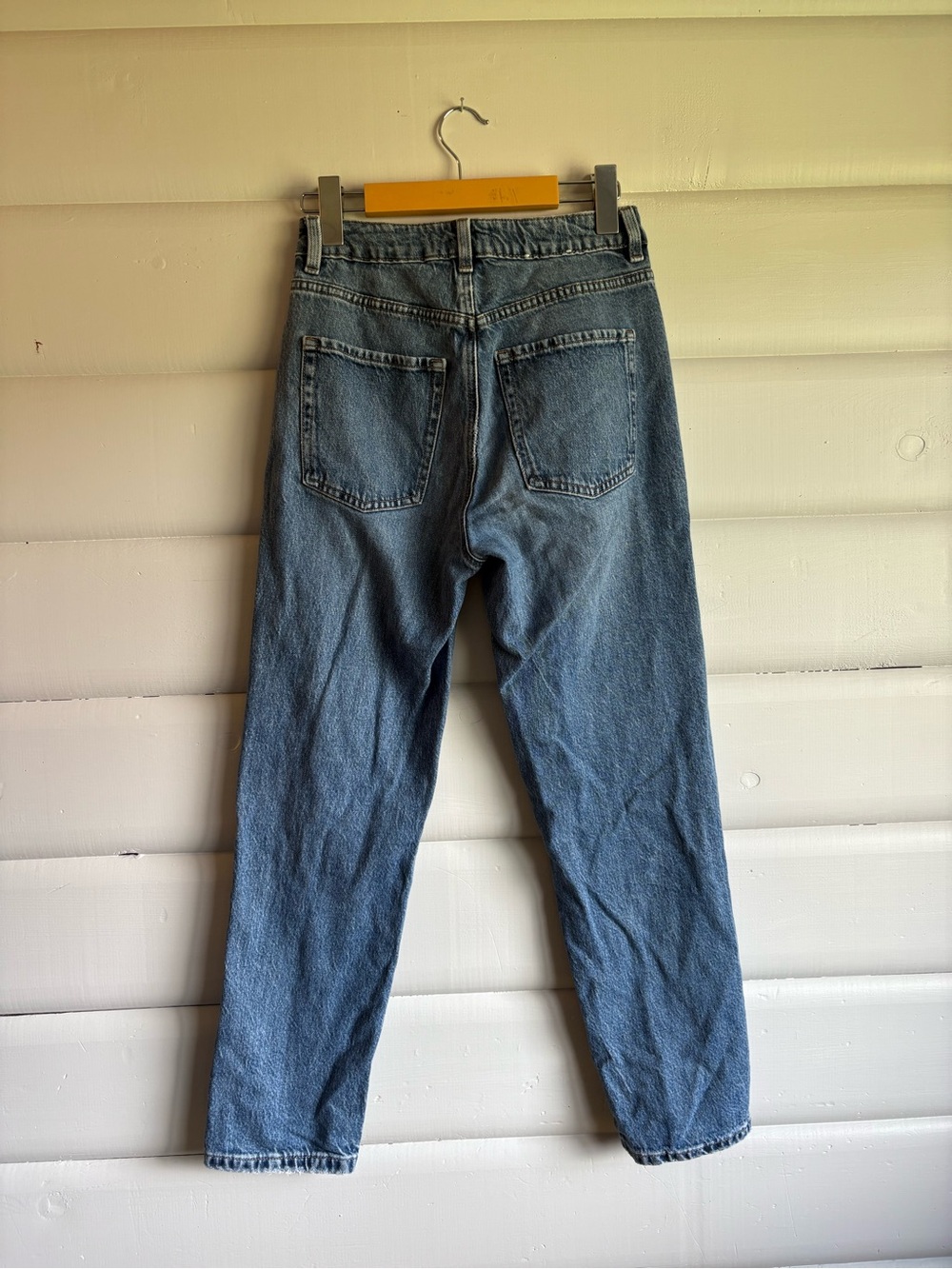 Garage Denim Mom Jeans High Rise Light Wash Organic Cotton Tapered Womens - Picture 5 of 6